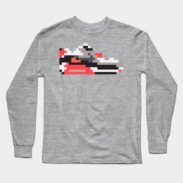 8-bit Airmax 90s Long Sleeve T-Shirt by soujohn